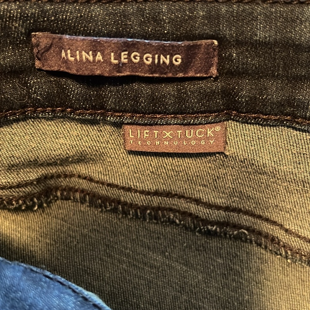 NYDJ Alina Legging Dark Wash Size 8 - Picture 11 of 14
